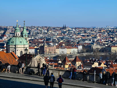 A view of Prague.